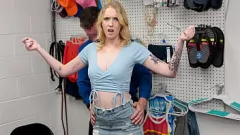 Play Security Officer Catches and Fucks Teen Shoplifter Marilyn Johnson in the Security Room