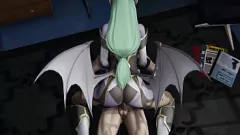 Reproduzir Cosplay de Succubus asiático em 3D em intenso encontro hentai de POV