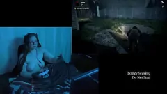 تشغيل امرأة سمراء BBW Bailey تسعى مع الثدي الطبيعي الكبير في لعبة Alan Wake Gameplay Part 4