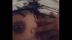 Play Chubby Ebony Teen Blackvelvet's Solo Masturbation Caught on Camera